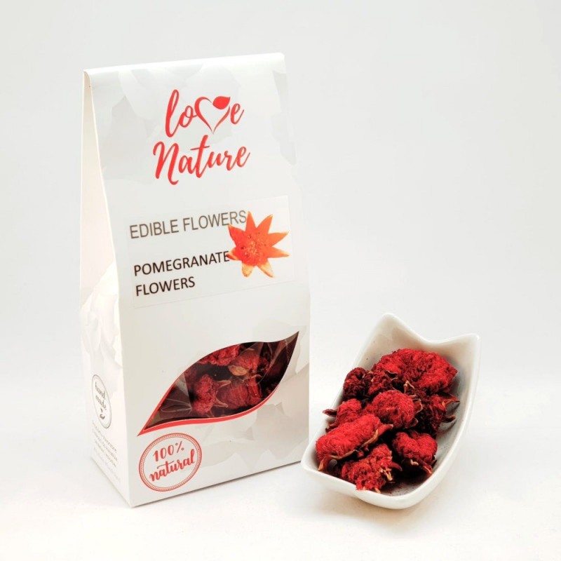 Pomegranate flower edible 10g