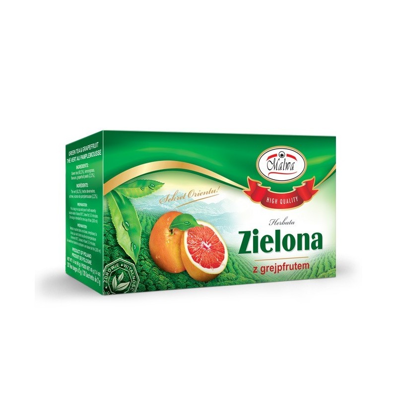 Groene thee met grapefruit | 20 zakjes