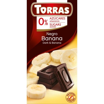 Pure chocolade met banaan