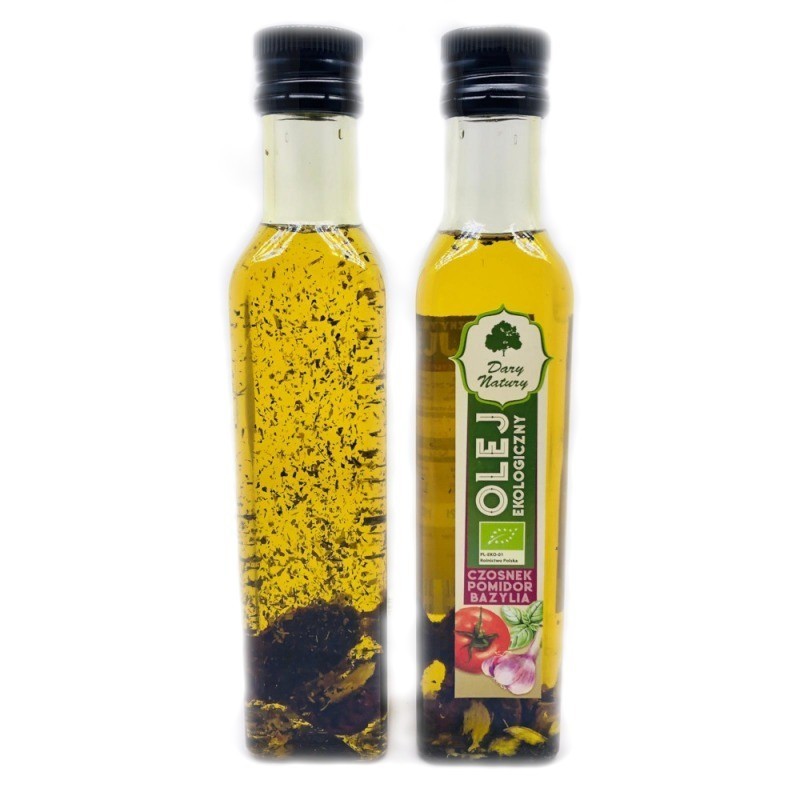 BIO Oil with garlic tomato and basil 250ml