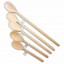 Wooden cooking spoon oval