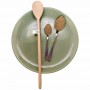 Wooden cooking spoon oval