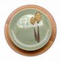Houten snijplank rond 34cm