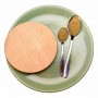 Wooden cutting board round