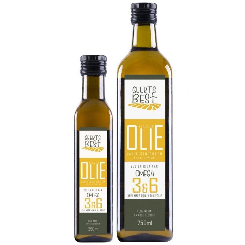 Rapeseed oil pure and cold pressed 250ml