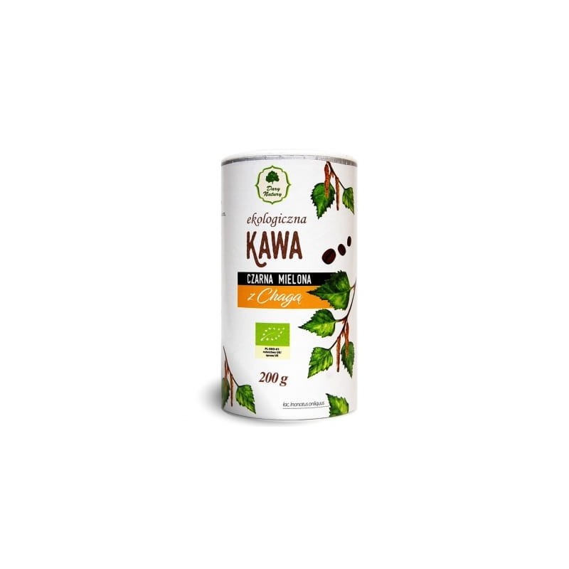 BIO Kawa czarna mielona z Chagą 200g