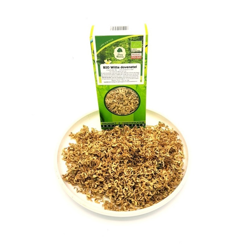 BIO Witte dovenetel bloemen gedroogd 25g