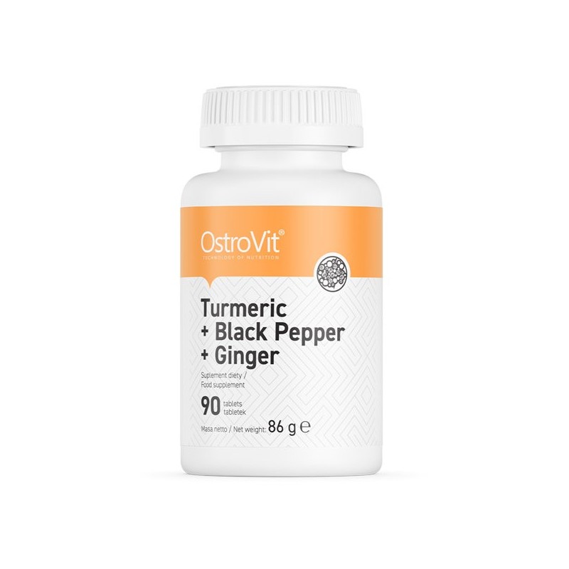 Turmeric + Black Pepper + Ginger | 90 tabs