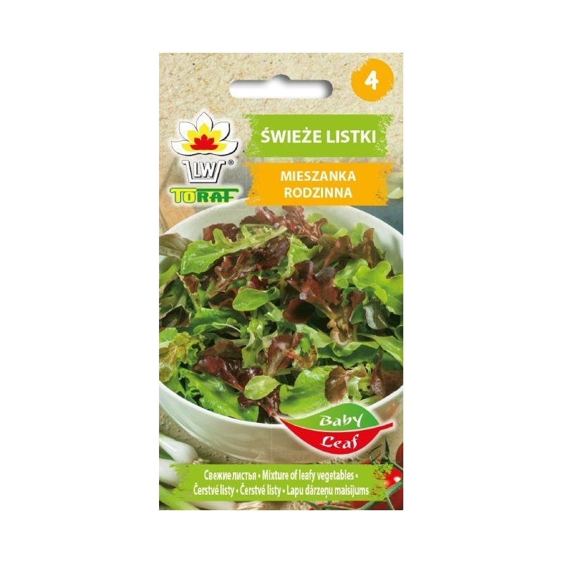 Seed mix Fresh leaves