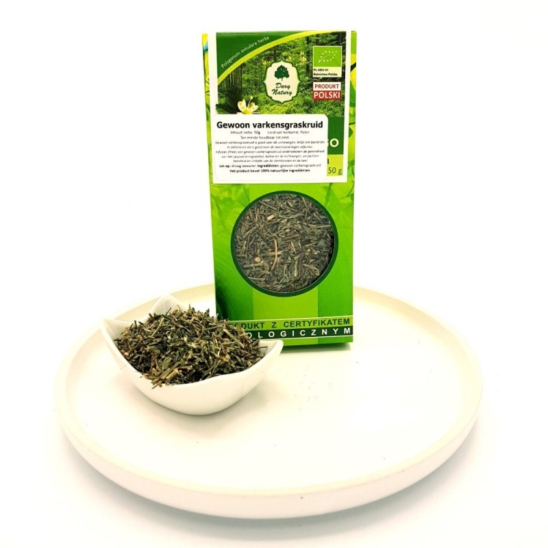 BIO Gewoon varkensgraskruid gedroogd 50g
