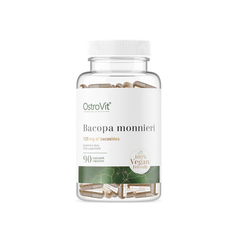 Bacopa Monnieri Vege | 250mg | 90 kapsułek