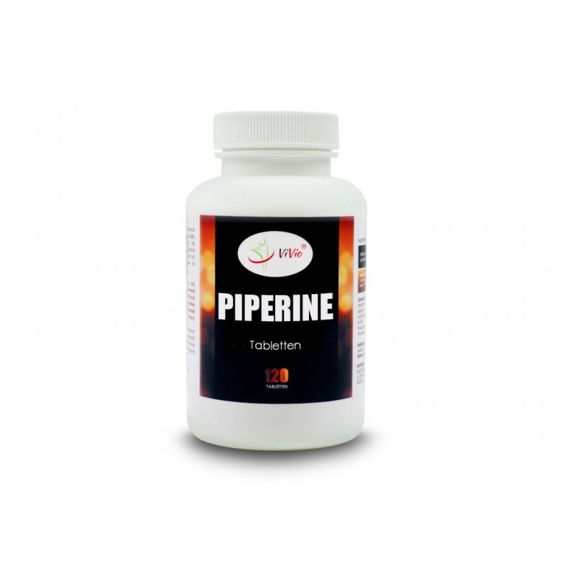 Piperine tabletten 120 x 10mg Piperine tabletten 120 x 10mg
