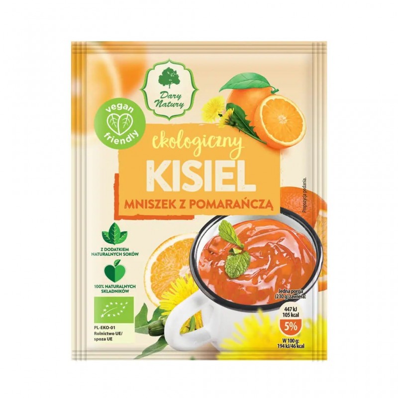 BIO Kissel (Kisel / Kisiel) paardenbloem met sinaasappel instant