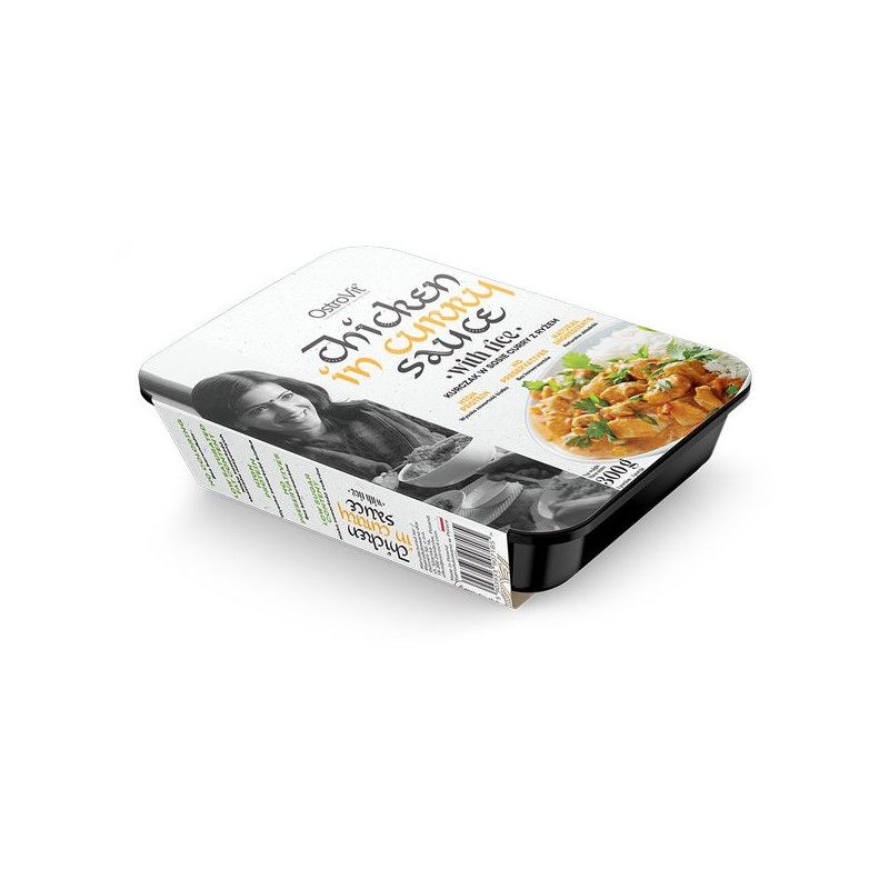 Kip in kerriesaus met rijst | Kant en klaar | 300g