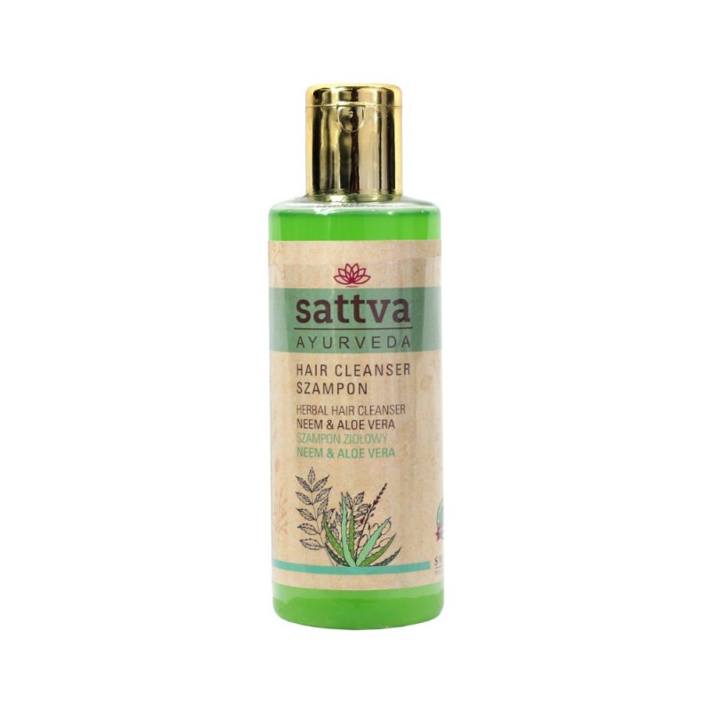 Szampon ajurwedyjski | 210ml | Bez SLS Neem i Aloe vera