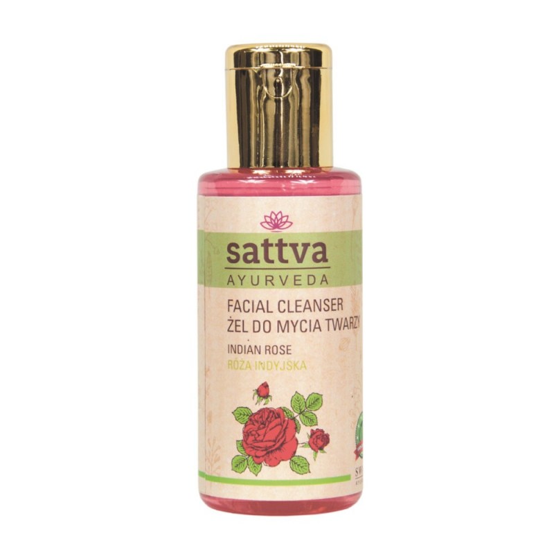 Ayurvedic Facial Wash Gel | 100ml | SLS-free Rose