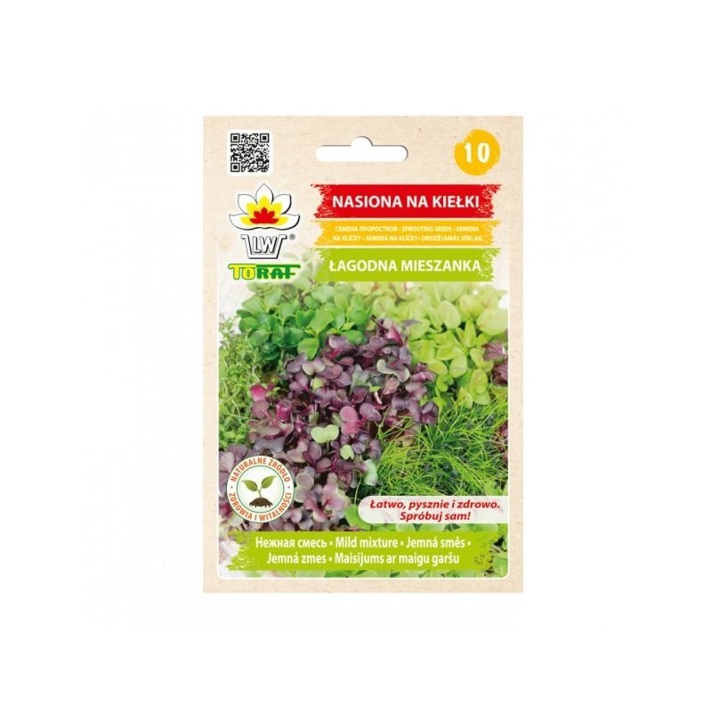 Łagodna mieszanka | Nasiona na kiełki 20g