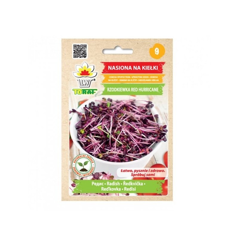 Rzodkiewka Red Hurricane | Nasiona na kiełki