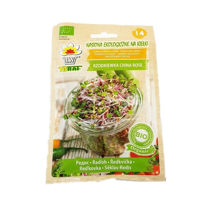 BIO Radish China Rose | Sprouting seeds 20g