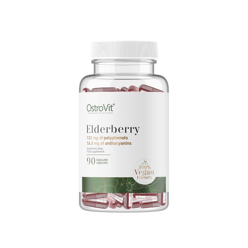 Elderberry VEGE | 330mg | 90 caps [let op: t.h.t. 24.05.2024]