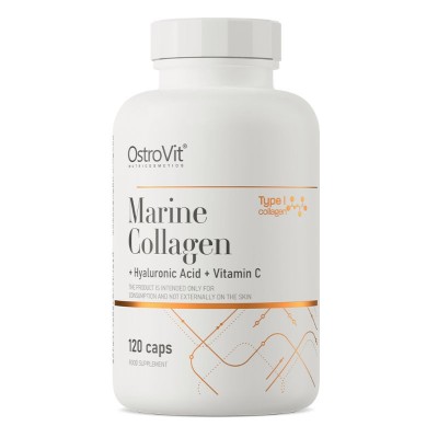 Marine Collagen + Hyaluronic Acid + Vitamin C | 120 caps.