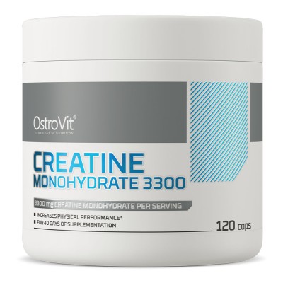 Creatine Monohydrate | 3300mg | 120caps