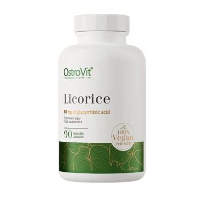 Licorice (Lukrecja) ekstrakt VEGE | 400mg | 90 kapsułek