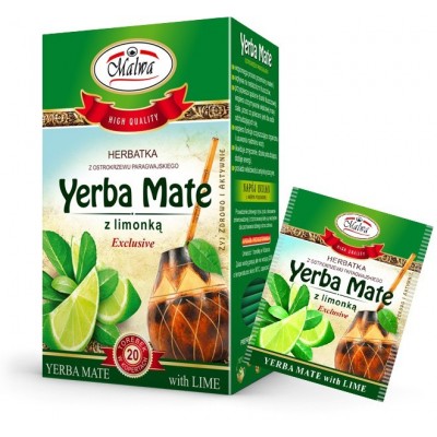 Yerba Mate z limonką | 20 torebek