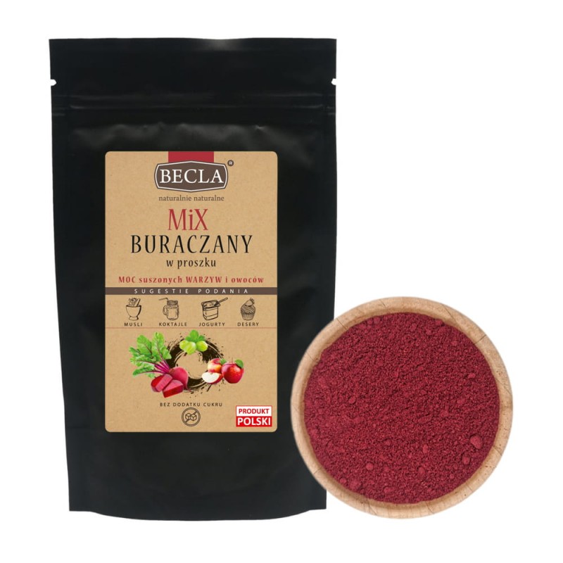 Beetroot powder fiber mix with apple and goosberry 30g