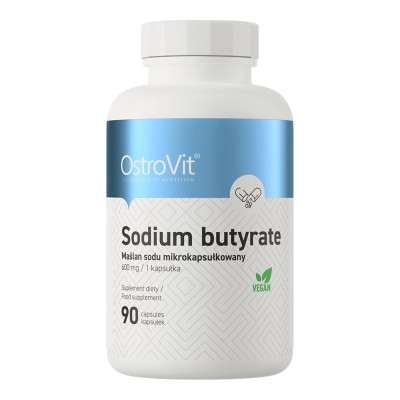 Sodium Butyrate (maślan sodu) VEGE | 600mg | 90 micro-caps