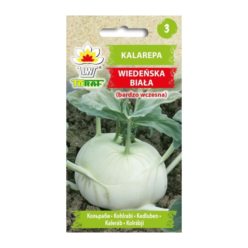 Kohlrabi Vienna White (Very Early) | Vegetable seeds