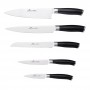 Set of knives Deco Black in block | 5 knives