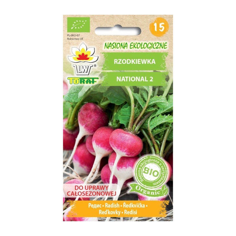 Bio Radish National 2 | Vegetable seeds