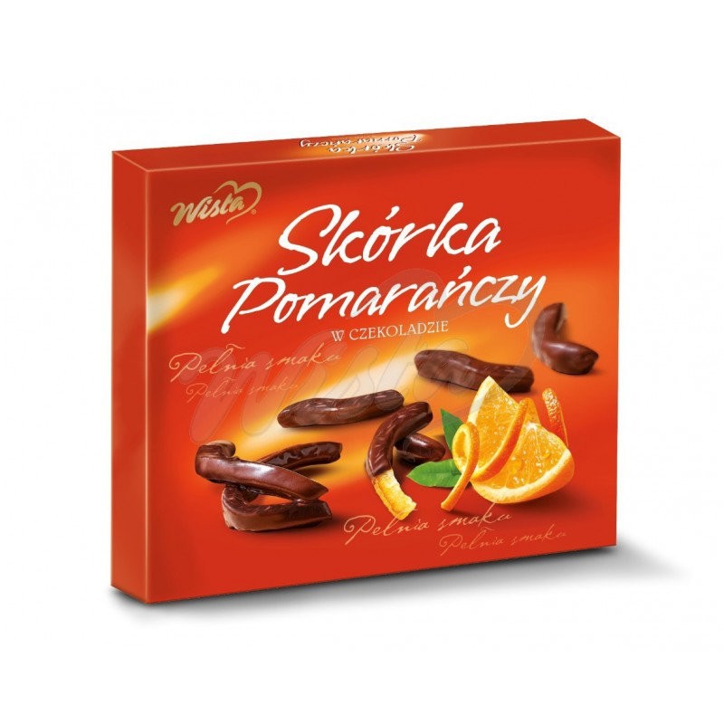 Sinaasappelschil in chocolade | 250g