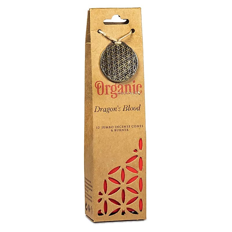 Incense cones | 12 pieces + small burner Dragon's Blood