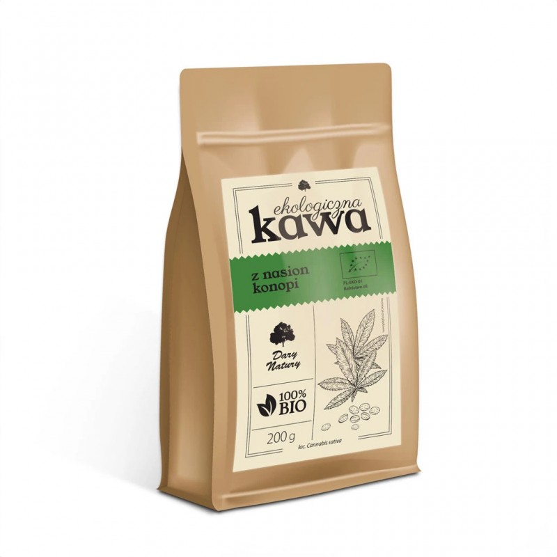 BIO Koffievervanger van hennepzaden 200g