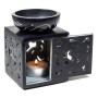 Black Polished Soapstone Oil Diffuser