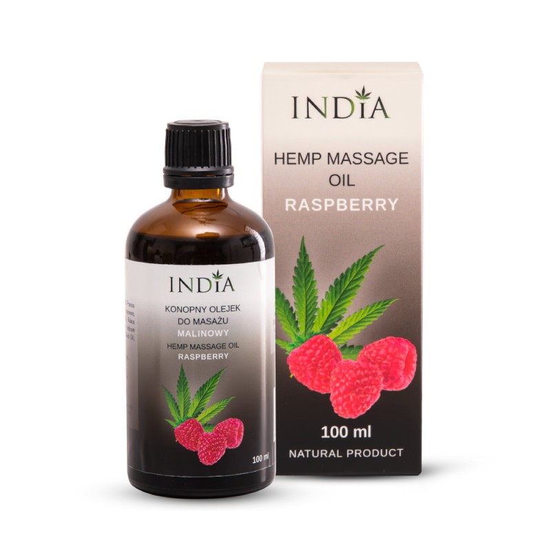 Hemp massage oil | 100ml Raspberry