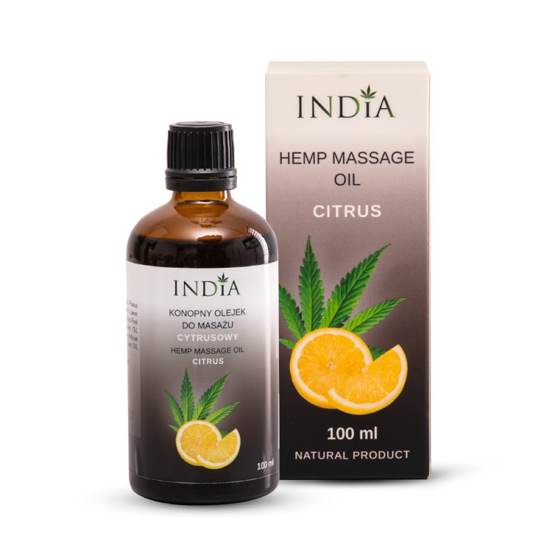 Hemp massage oil | 100ml Lemon