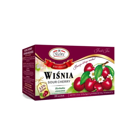 Herbatka wiśniowa | 20 torebek