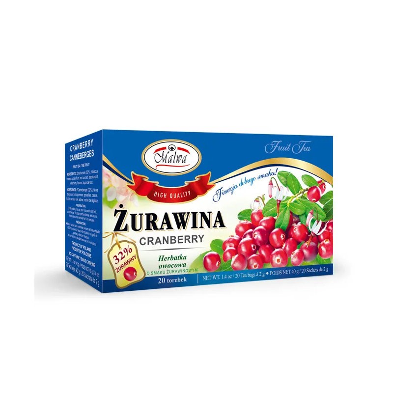 Żurawina herbatka | 20 torebek