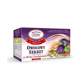 Owocowy sekret ze śliwką i kardamonem herbatka | 20 torebek
