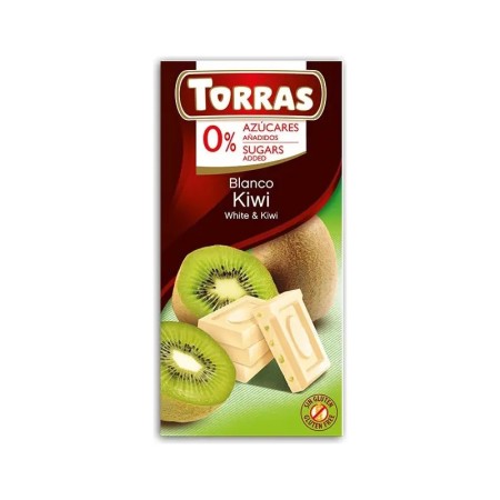 White Chocolate with Kiwi - Sugar-Free & Gluten-Free | ietsGezond.nl