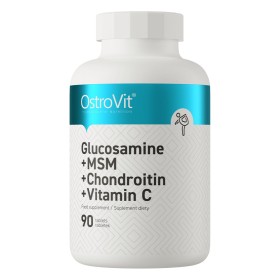 Glucosamine + MSM + Chondroïtine + Vitamine C | 90 tabs