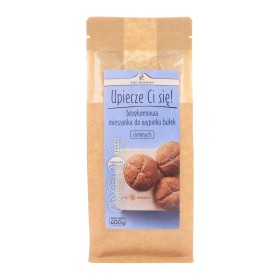 Mix voor 9 donkere broodjes | glutenvrij | 400g [let op: alleen PL etiket]