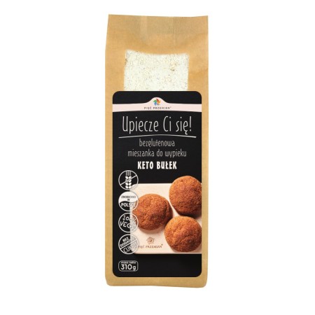 Mix voor 9 keto broodjes | glutenvrij | 310g [Note: Polish label only!]