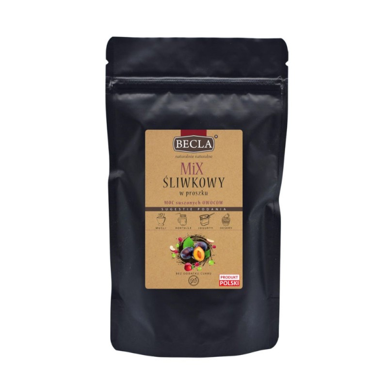 Plum fiber with apple, gooseberries and cherries 150g