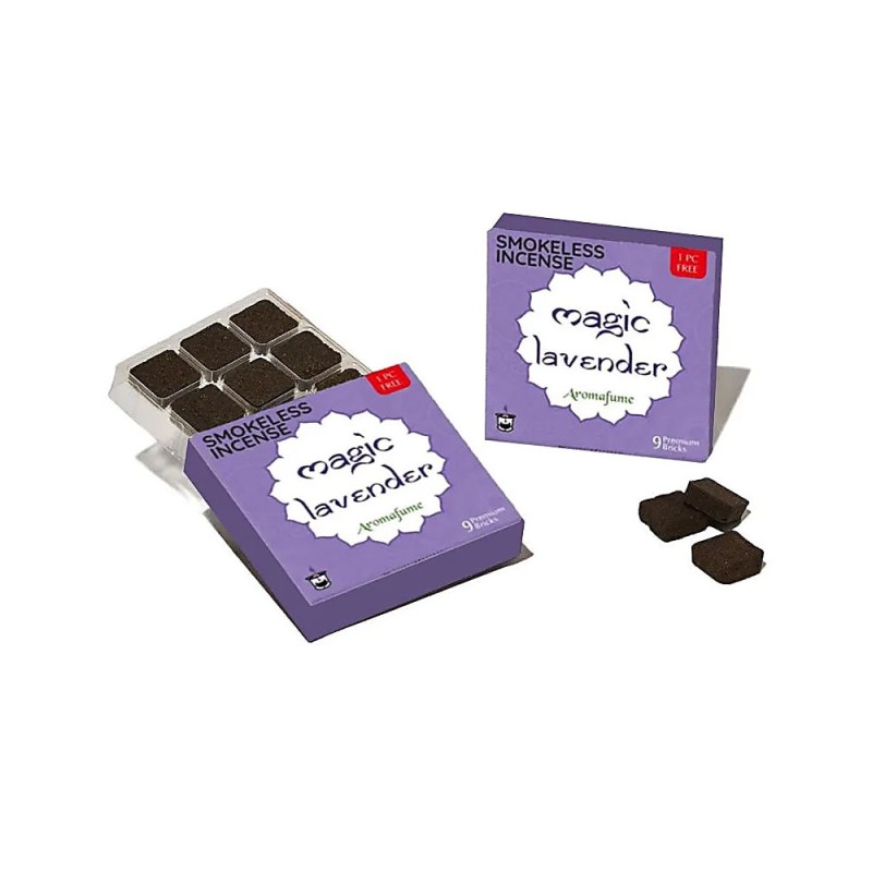 Incense cubes | 9+1 pieces | low-smoke Lavender