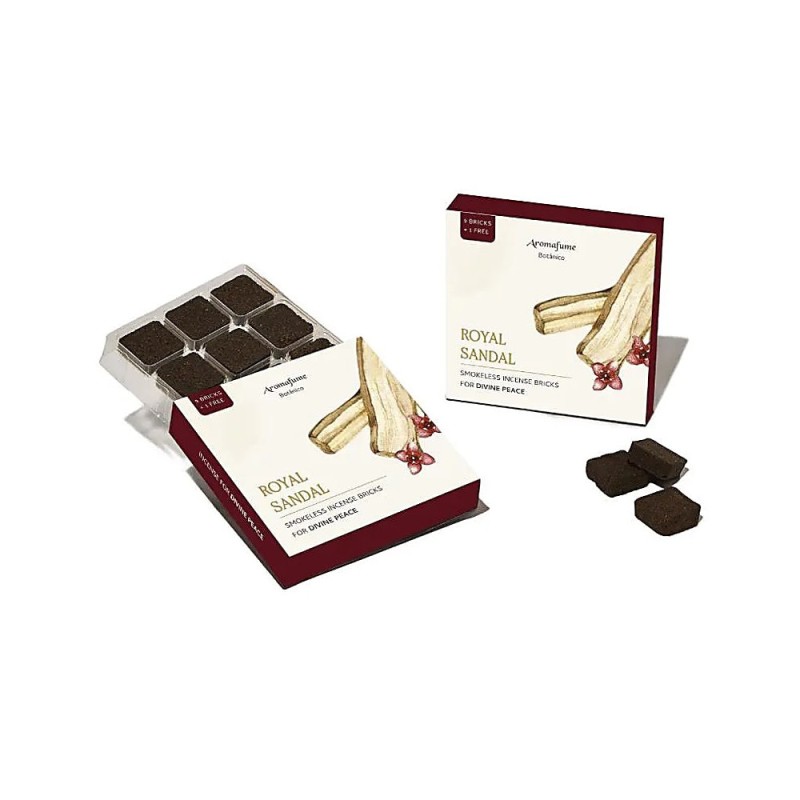 Incense cubes | 9+1 pieces | low-smoke Sandalwood