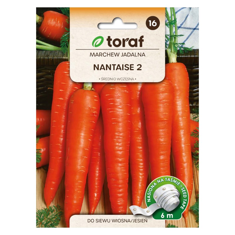 Carrot Nantaise 2 | Vegetable seeds on tape